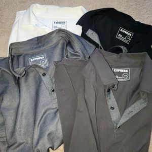 Bundle of 4 men's express shirts